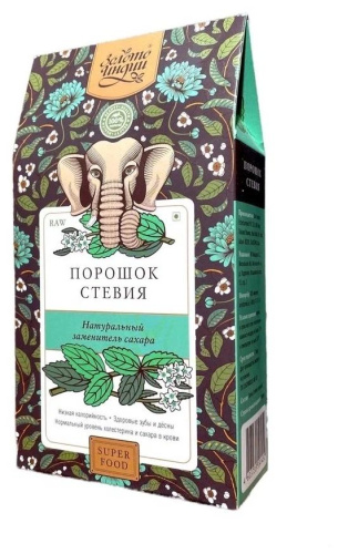 Стевия сушеная, молотая 100 г, Золото Индии фото 2